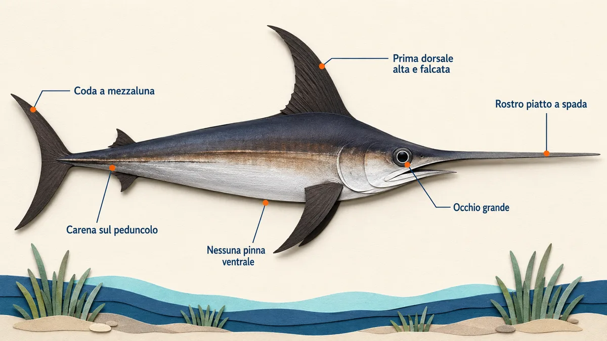 Pesce spada — Come riconoscerlo